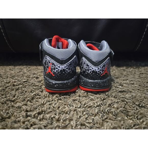 Nike Air Jordans Flight Origin Toddler Size 5C Black Red 602670-003 - Picture 4 of 5